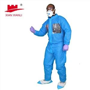 Kertakäyttöinen haalari, jossa rintaikkuna