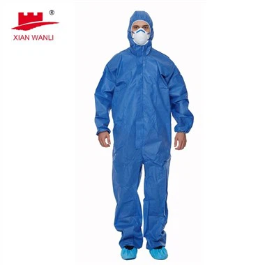 Kertakäyttöinen haalari SMS Paloa hidastava suojahaalari Fire